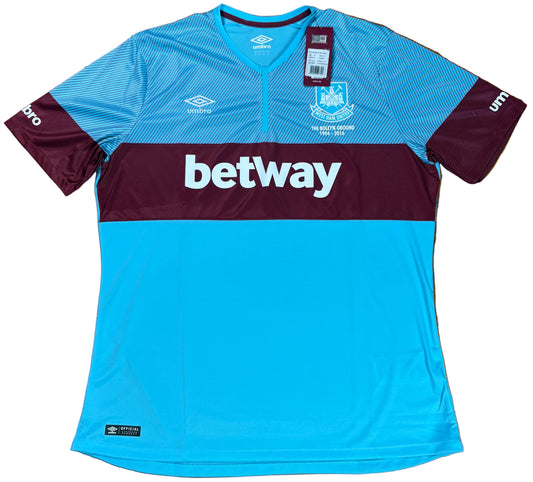 West Ham 2015/16 Away Umbro Football Shirt Extra Large