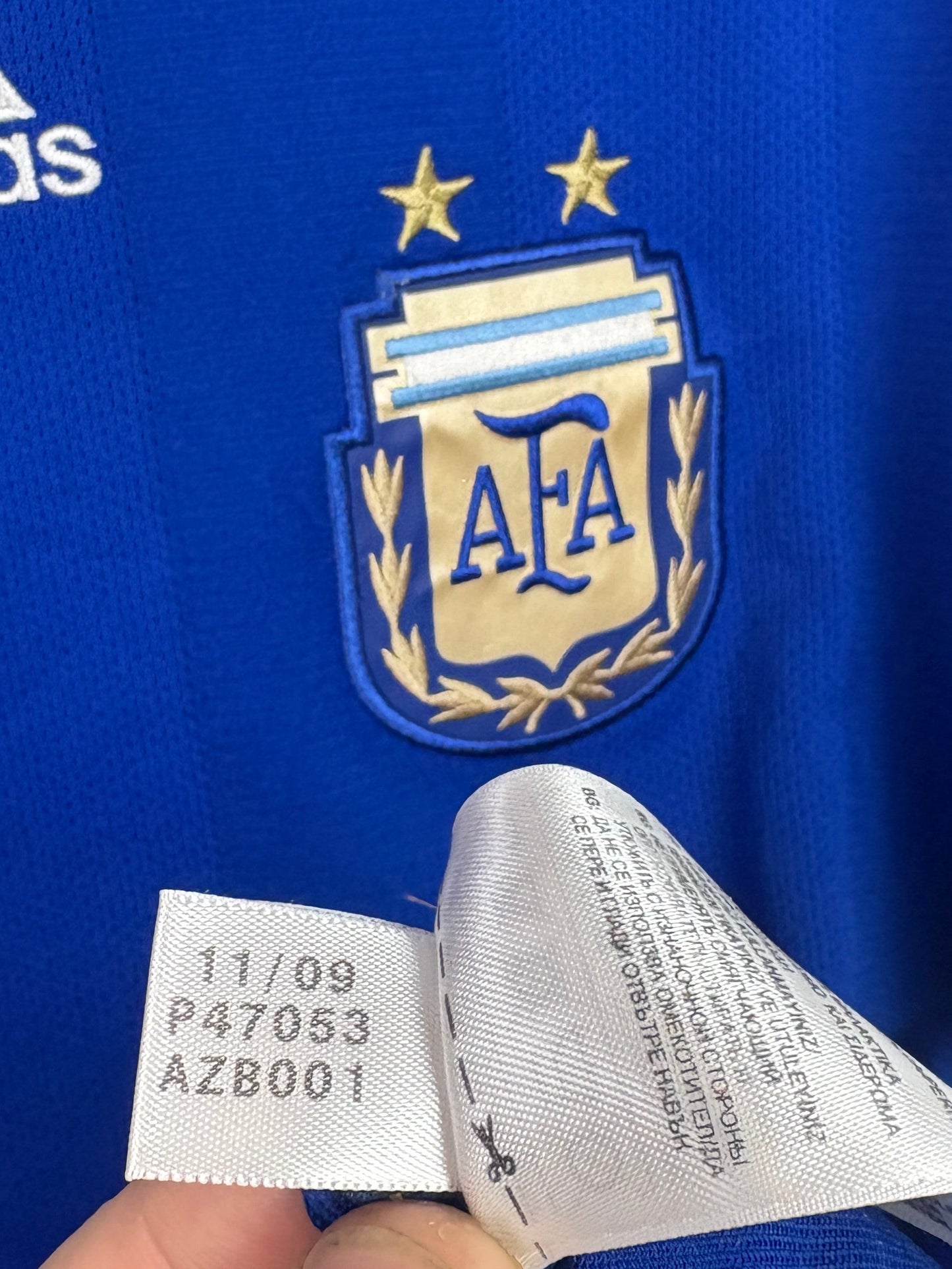 Argentina 2010 Away Adidas Football Shirt XL Messi 10