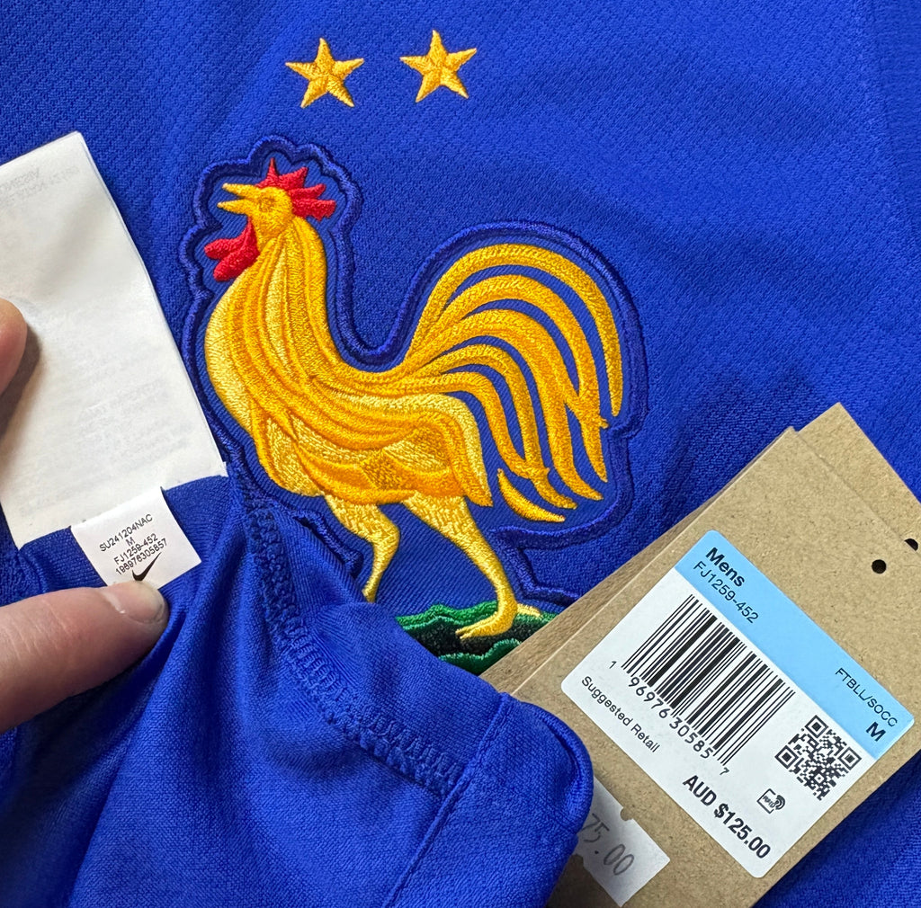 France 2024 Home Nike Football Shirt Medium