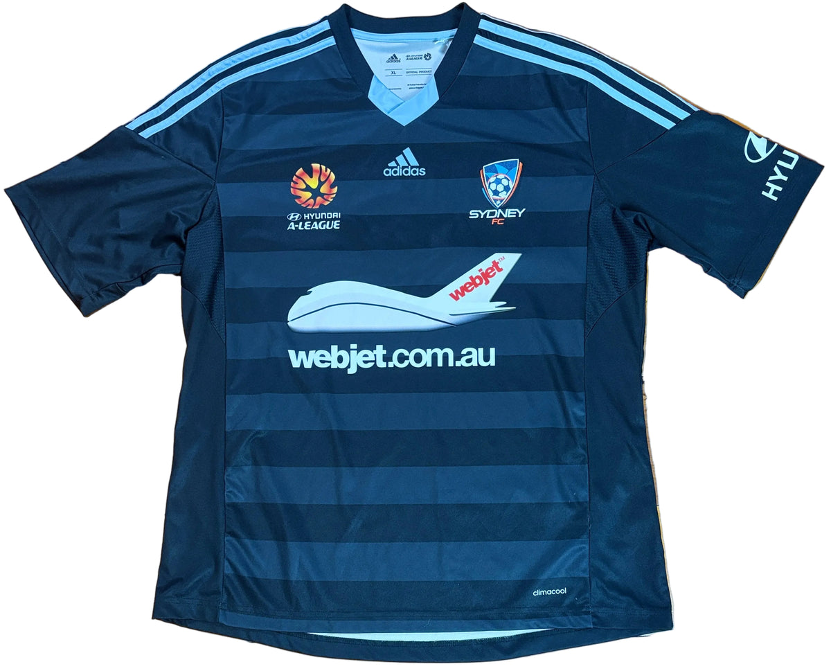 Sydney Fc 2014/15 Away Adidas Football Shirt Extra Large
