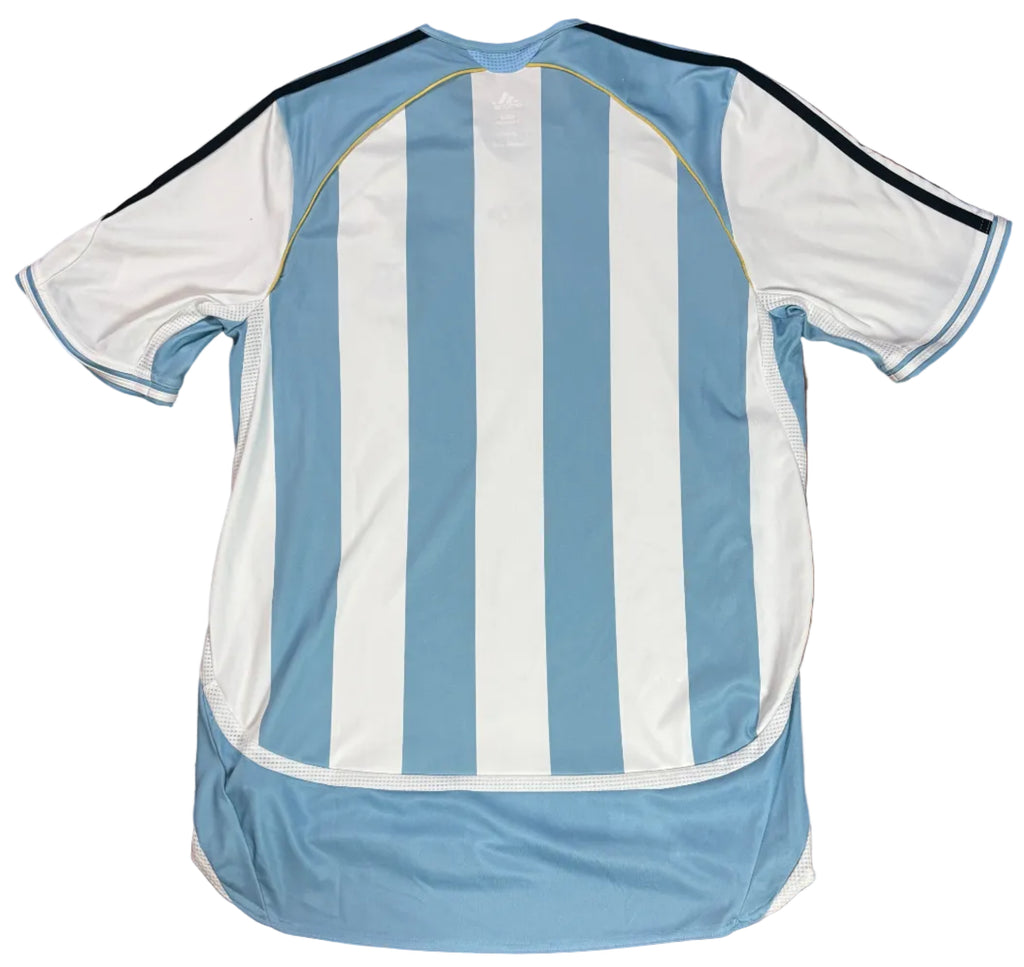 Argentina 2006 Home Adidas Football Shirt Medium
