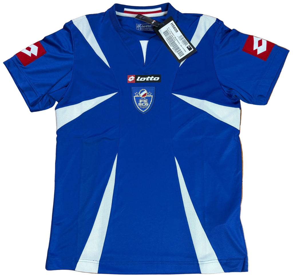 Serbia and Montenegro 2006 Home Lotto Football Shirt Medium