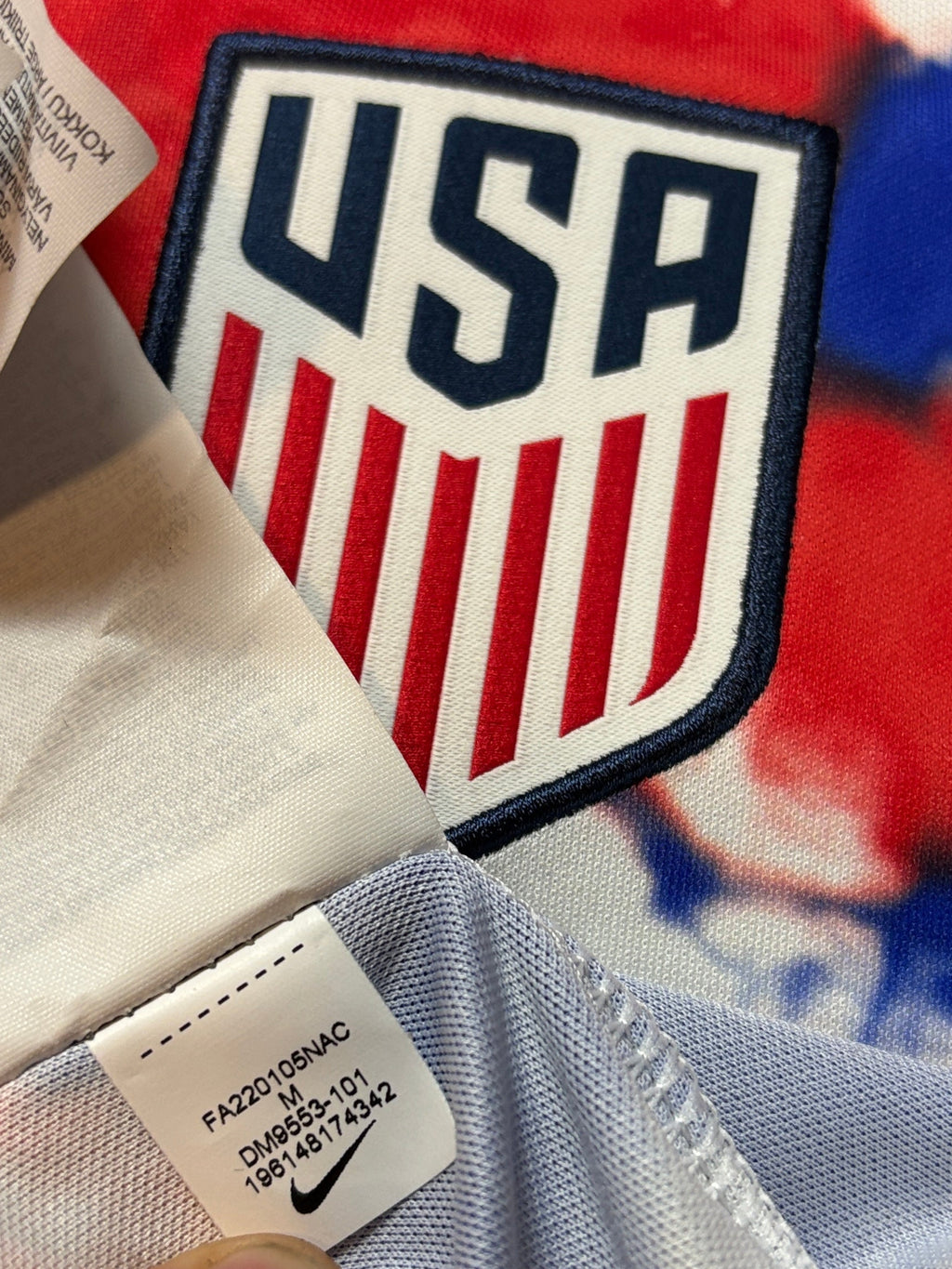 USA 2022 Prematch Nike Football Shirt Medium