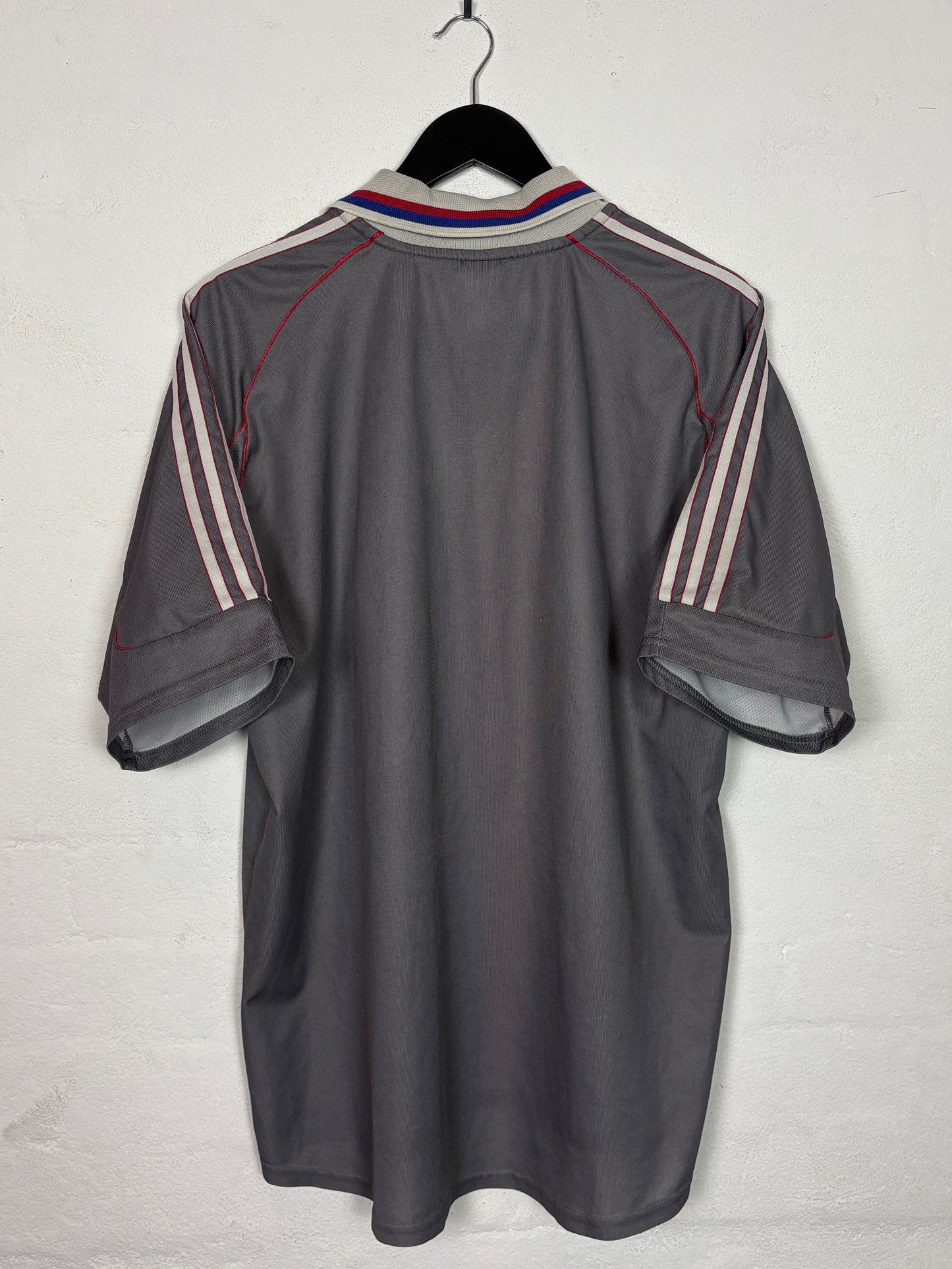 Lyon 2001/02 Home Adidas Football Shirt XL