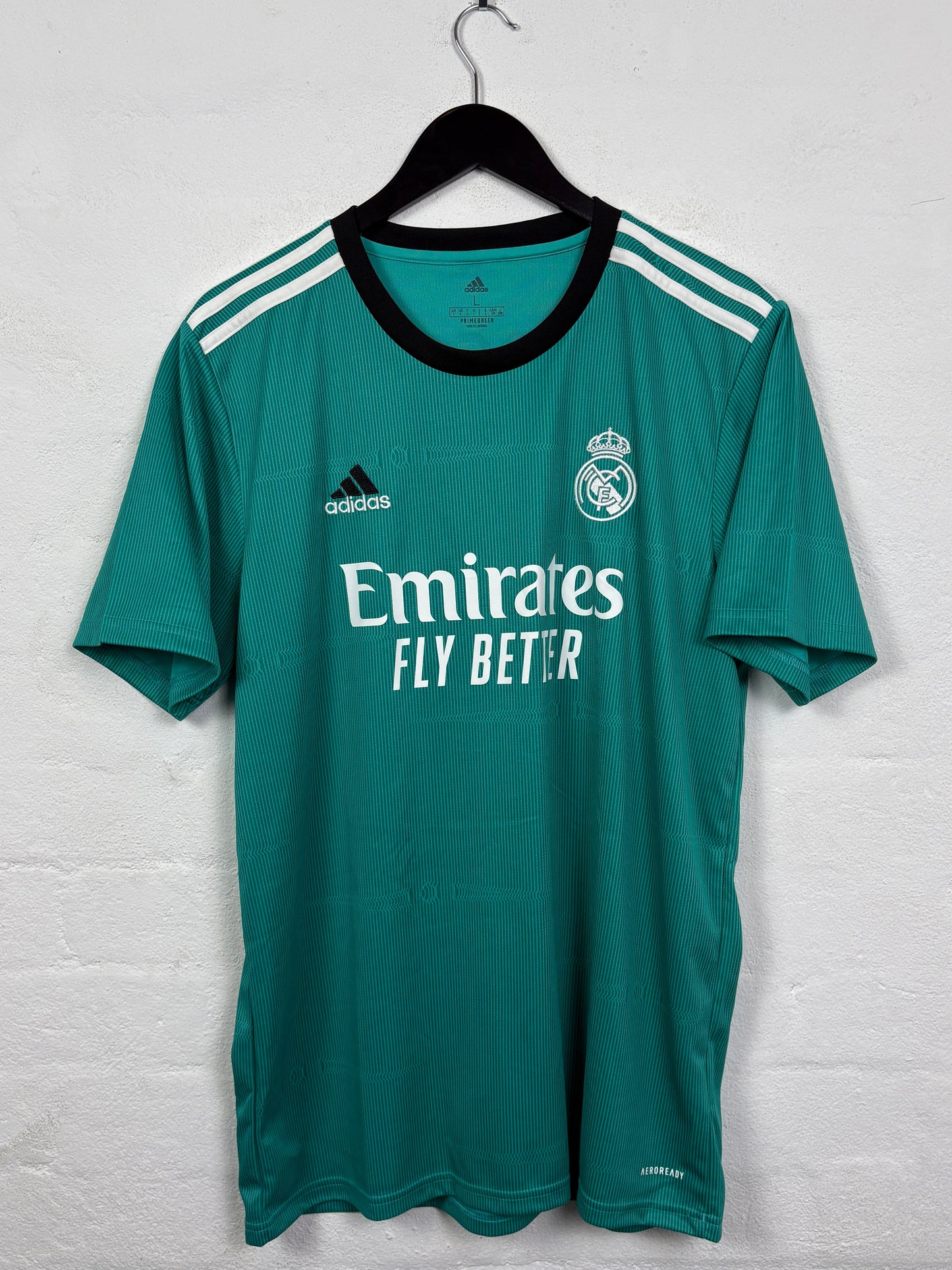 Real Madrid 2021/22 Third Adidas Football Shirt L Marcelo 12