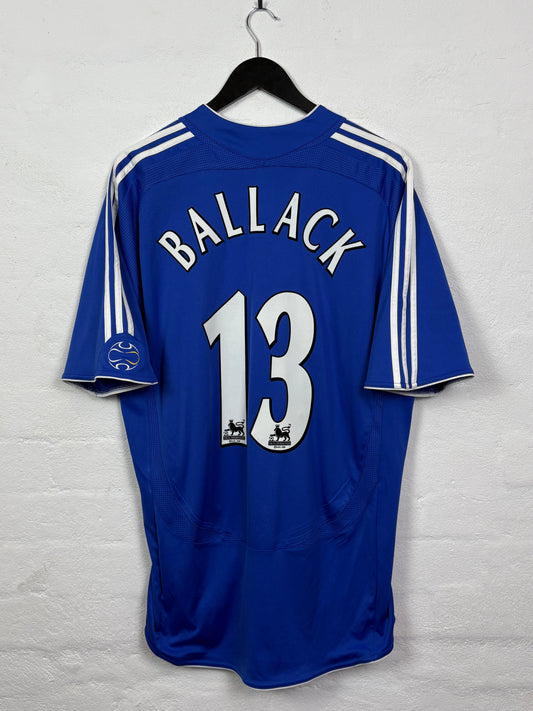 Chelsea 2006/08 Home Adidas Football Shirt XL Ballack 13
