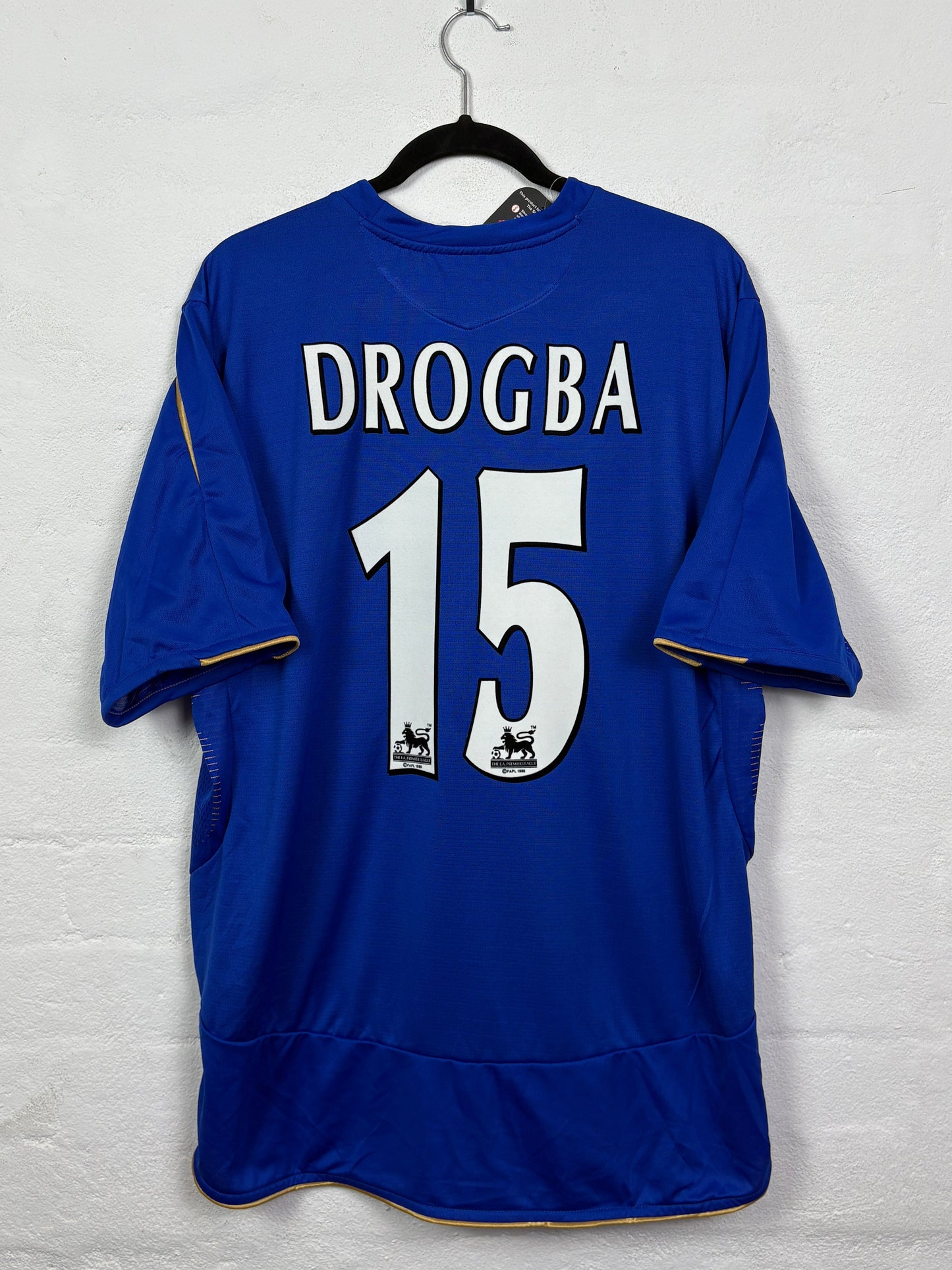 Chelsea 2005/06 Home Umbro Football Shirt XL Drogba 15