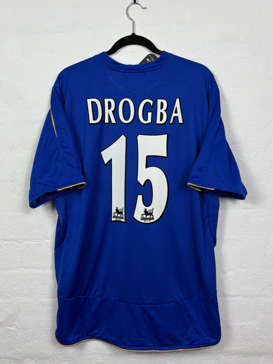 Chelsea 2005/06 Home Umbro Football Shirt XL Drogba 15