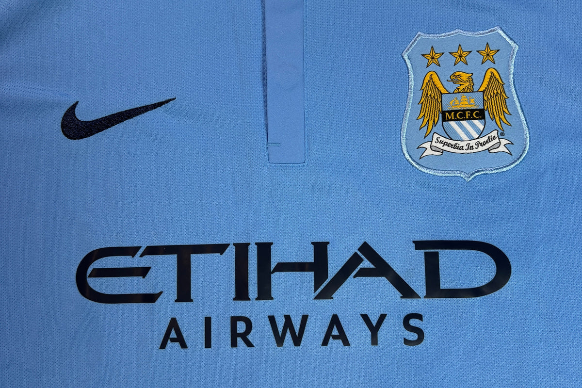Manchester City 2014/15 Home Nike Football Shirt XL (Boys)