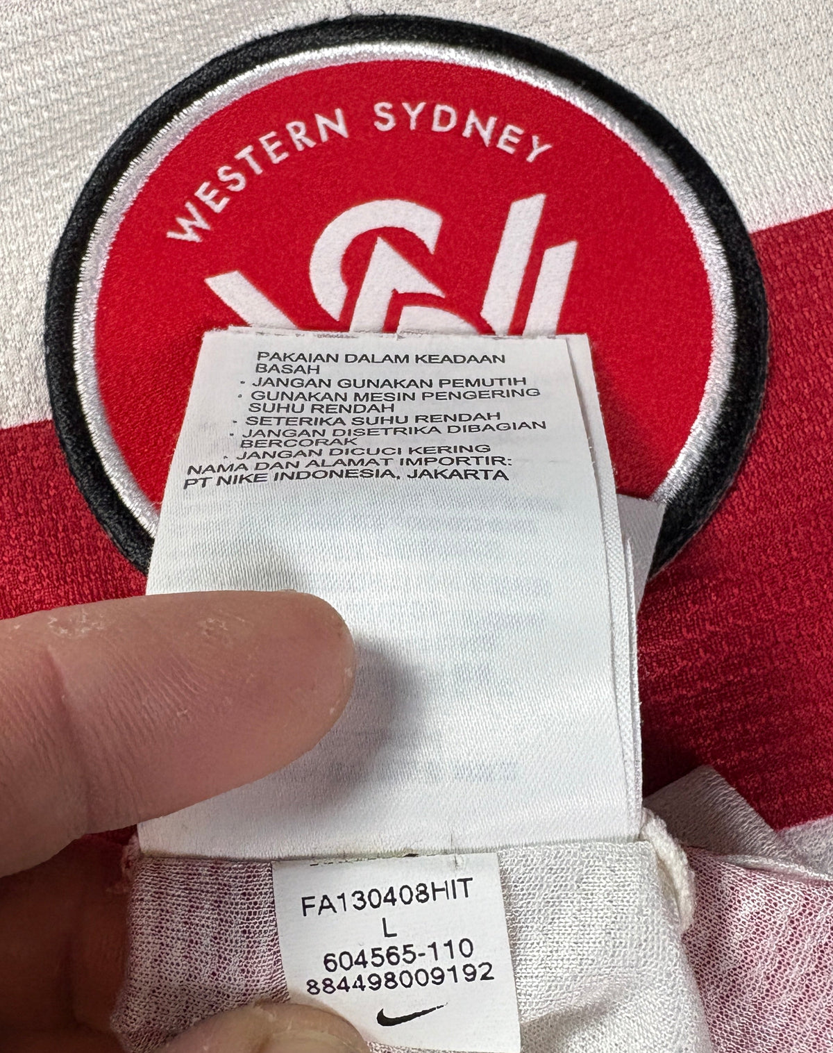 Western Sydney Wanders 2012/14 Away Nike Football Shirt Large