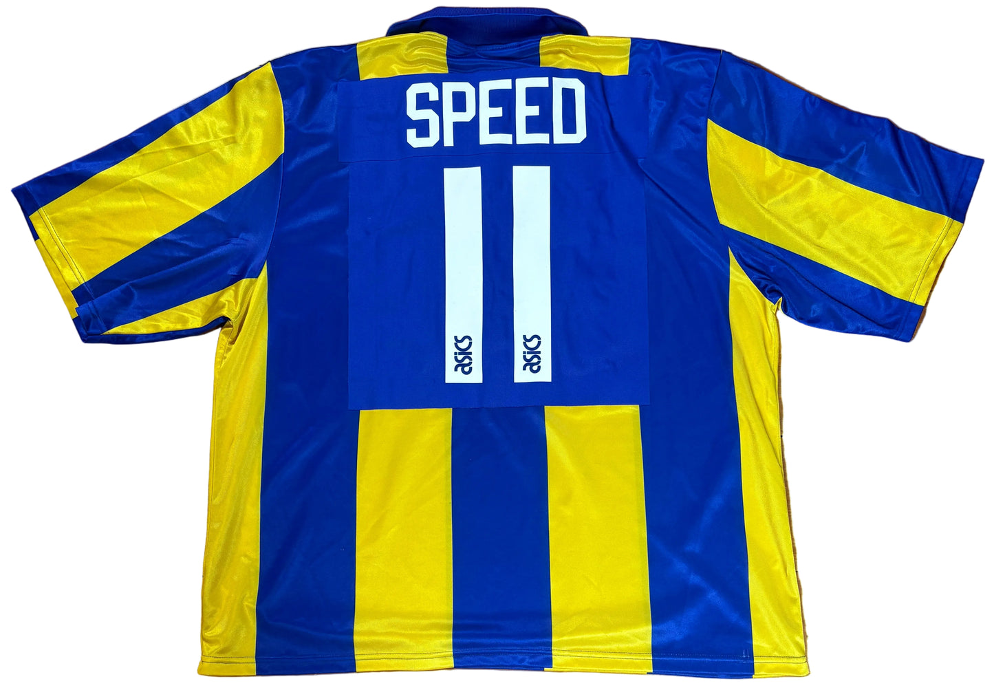 Leeds 1993/95 Home Asics Football Shirt XXL Speed 11