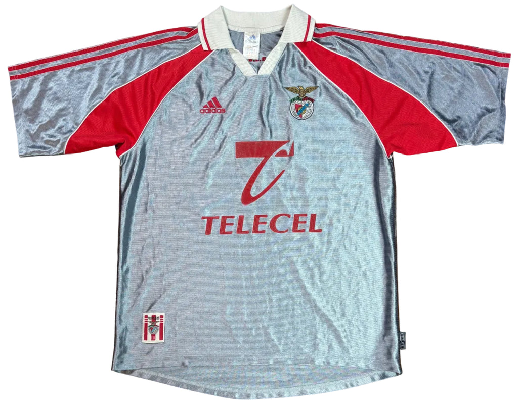 Benfica 1999/00 Away Adidas Football Shirt Medium