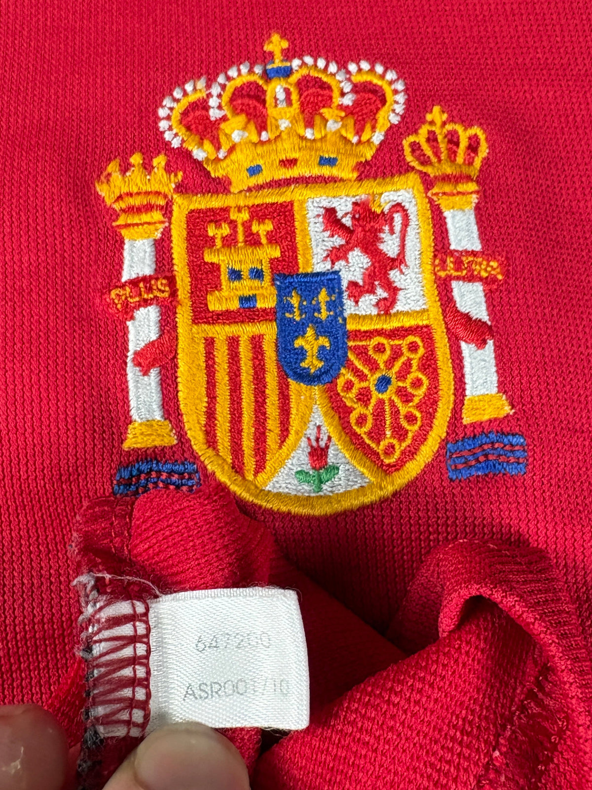 Spain 2000 Home Adidas Football Shirt Large