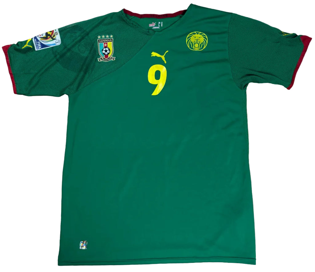 Cameroon 2006/08 Home Puma Football Shirt Extra Large Eto 9