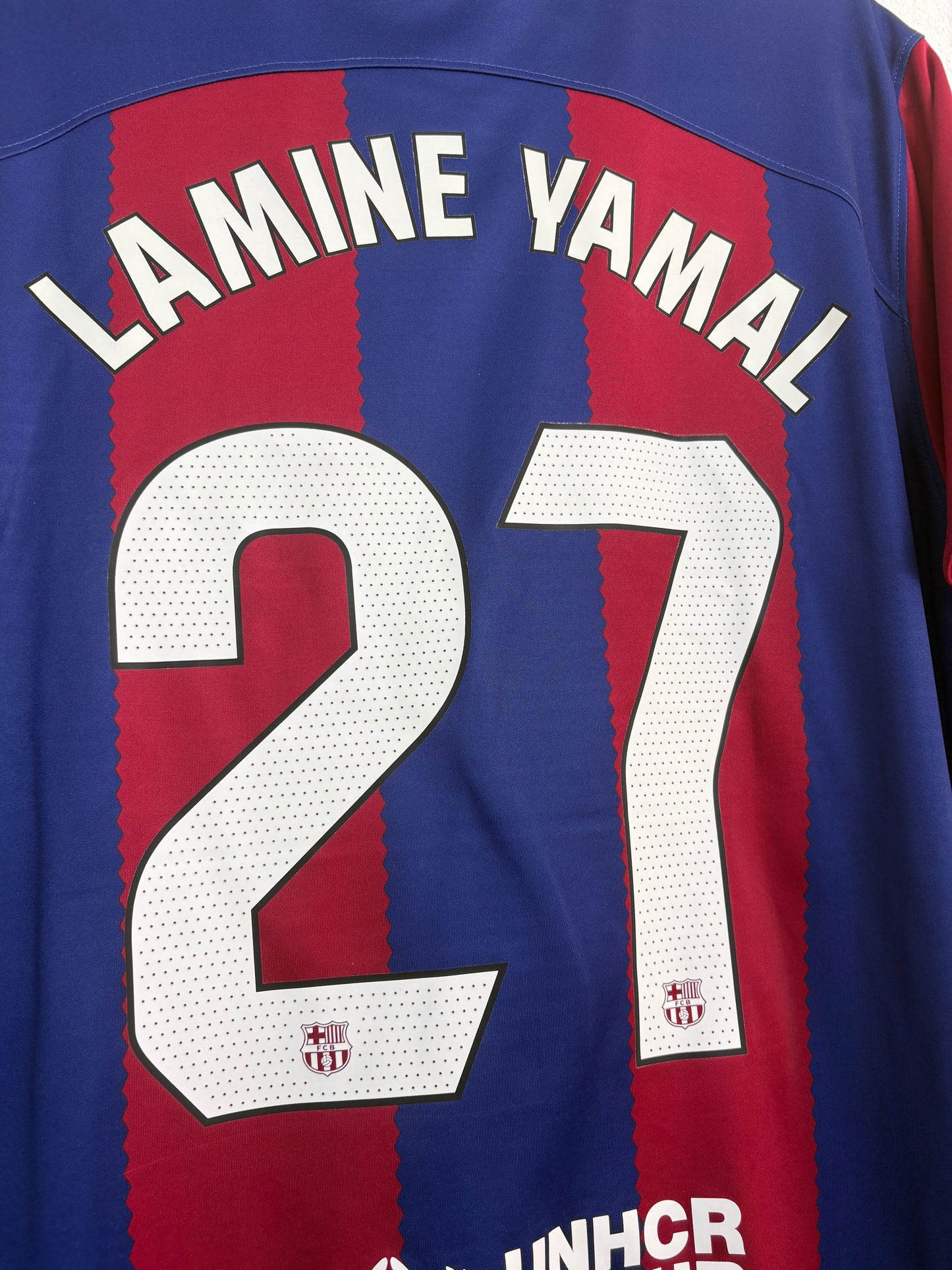 Barcelona 2023/24 Home XL Yamal 27