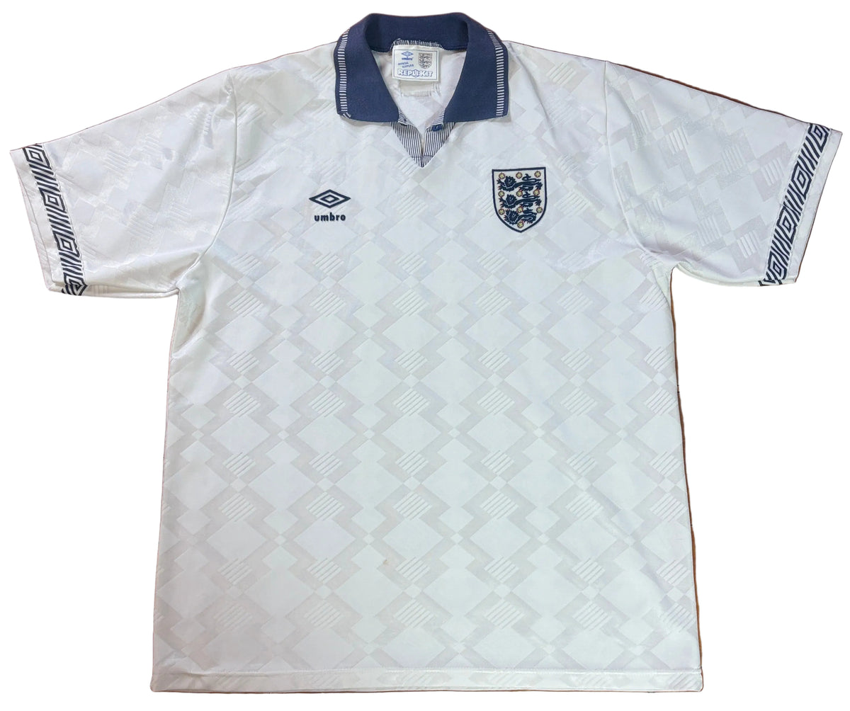 England 1992 Home Umbro Football Shirt Large
