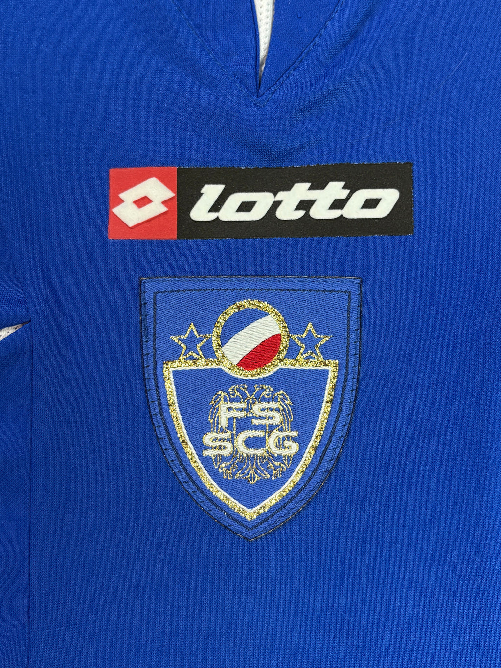 Serbia and Montenegro 2006 Home Lotto Football Shirt Medium
