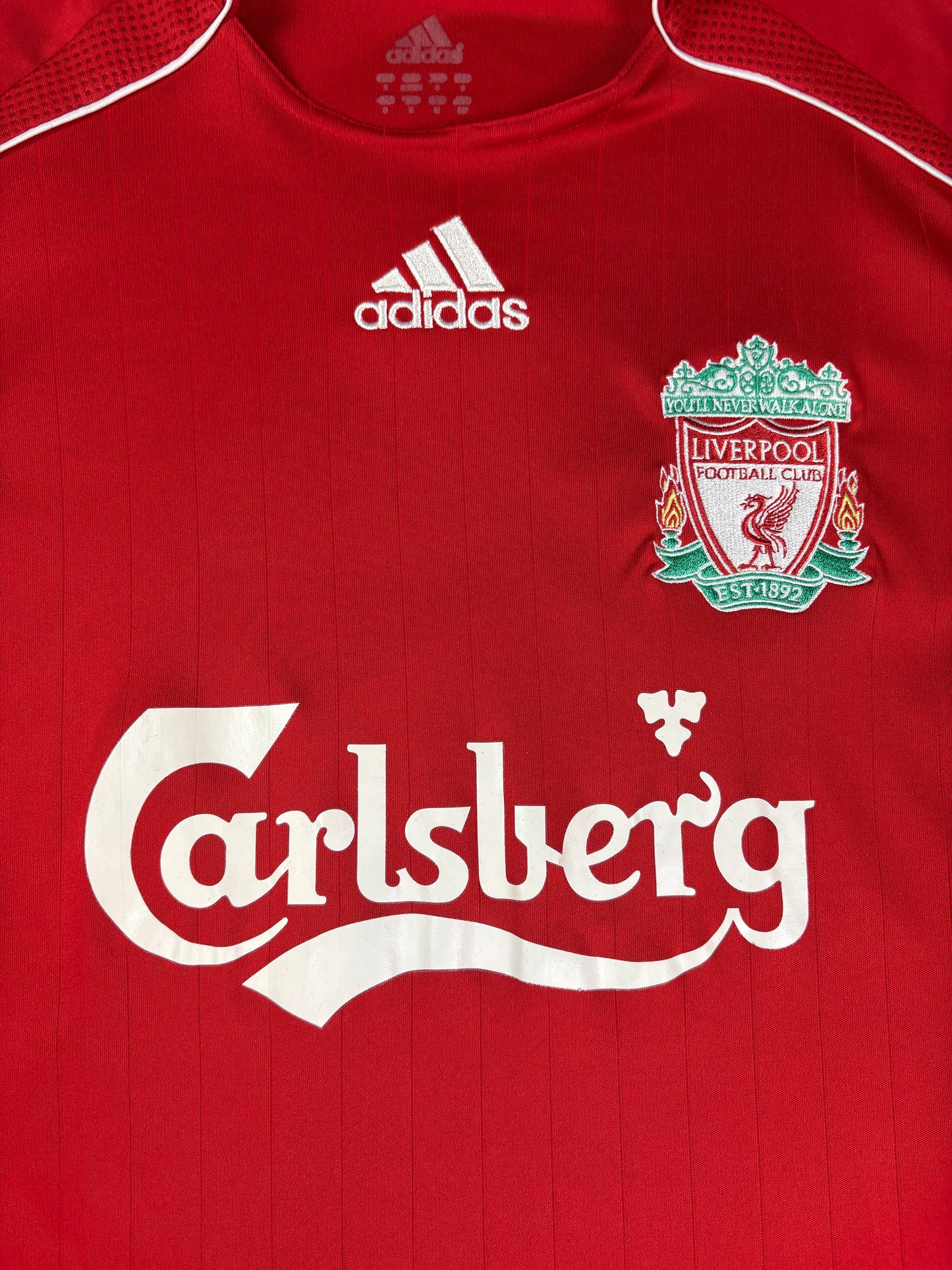 Liverpool 2006/08 Home Adidas Football Shirt Large