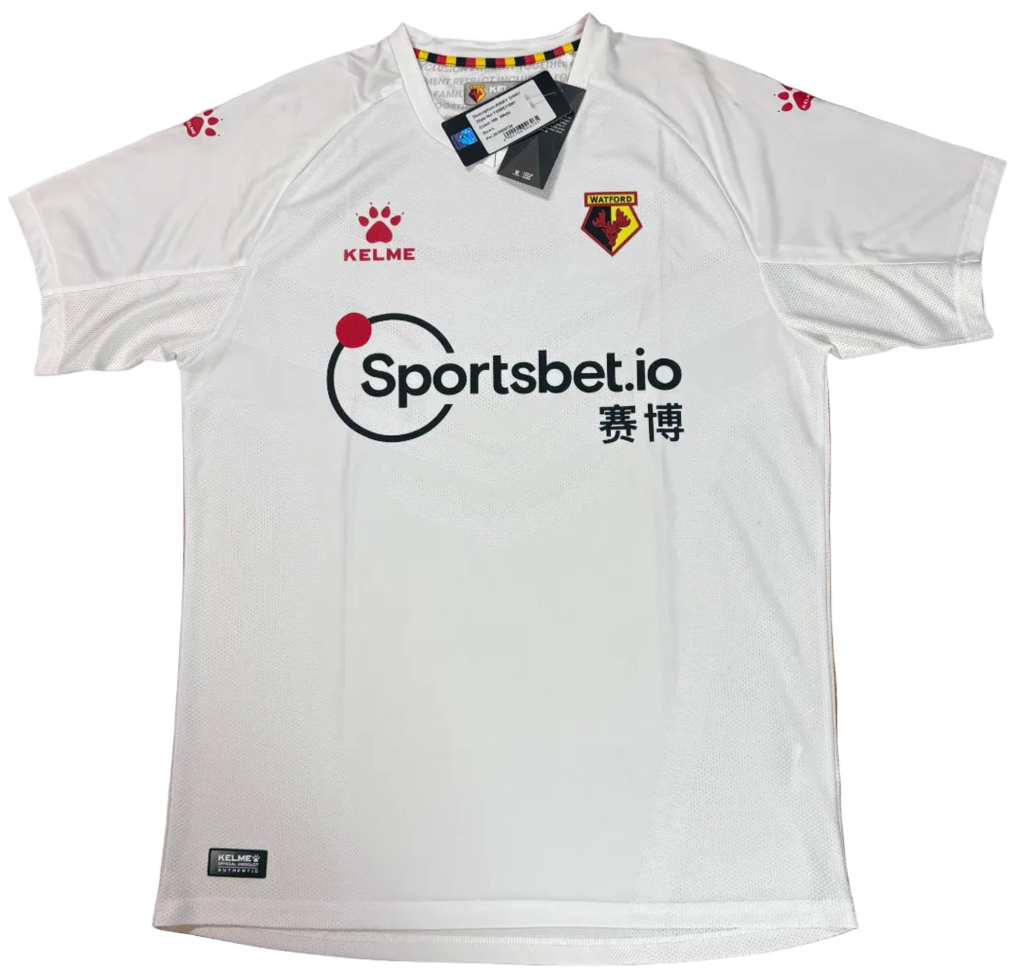 Watford 2020/21 Away Kelme Football Shirt Large