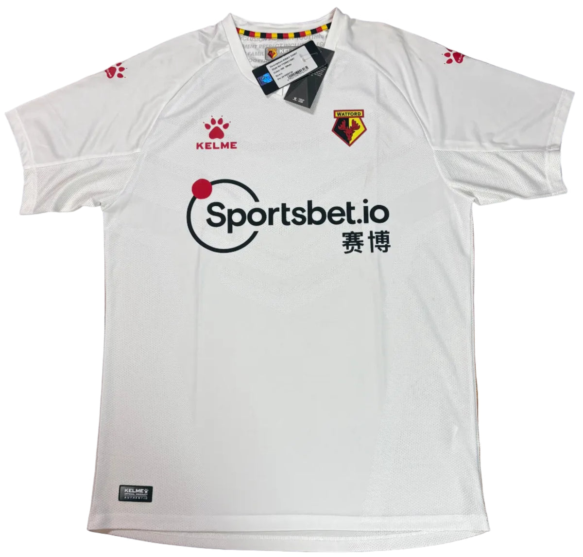 Watford 2020/21 Away Kelme Football Shirt Large