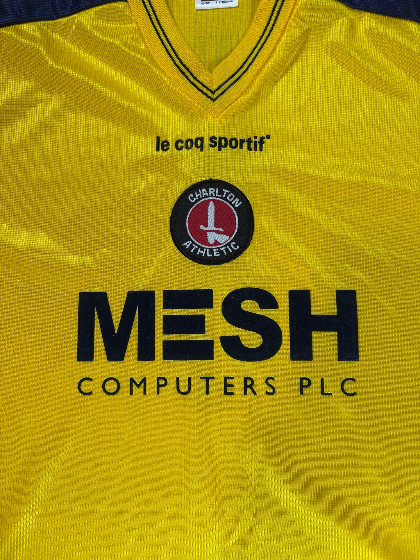 Charlton Athletic 1999/00 Away Le Coq Sportif Football Shirt Extra Large Gino 1