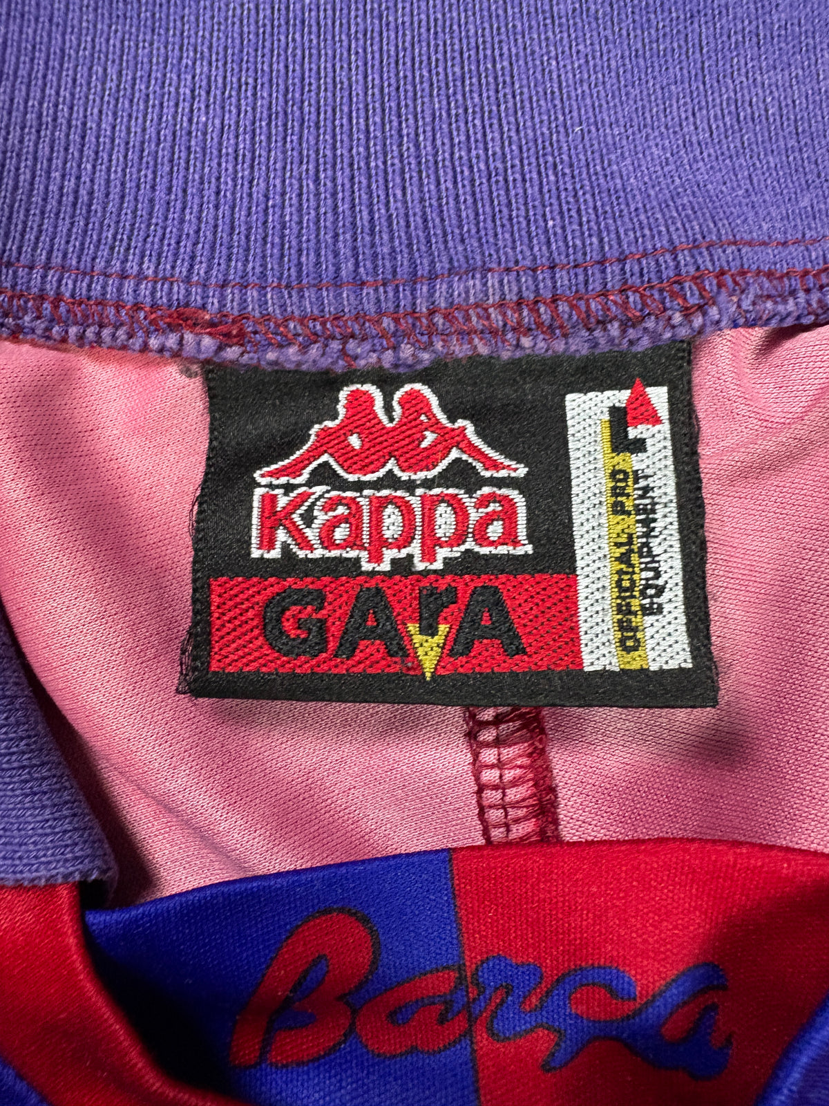 Barcelona 1995/97 Home Kappa Football Shirt Large