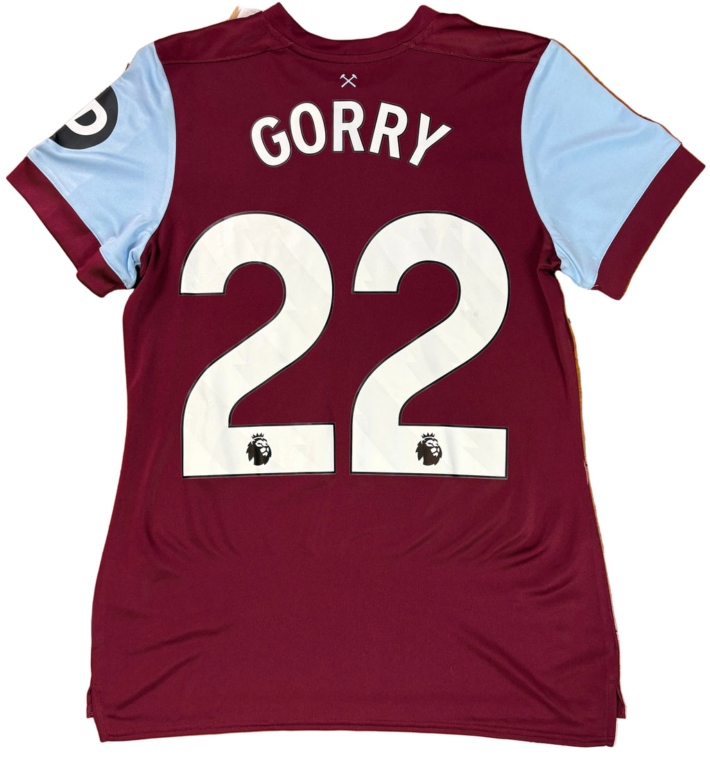 West Ham 2023/24 Home Umbro Football Shirt Large (W) Gorry 22