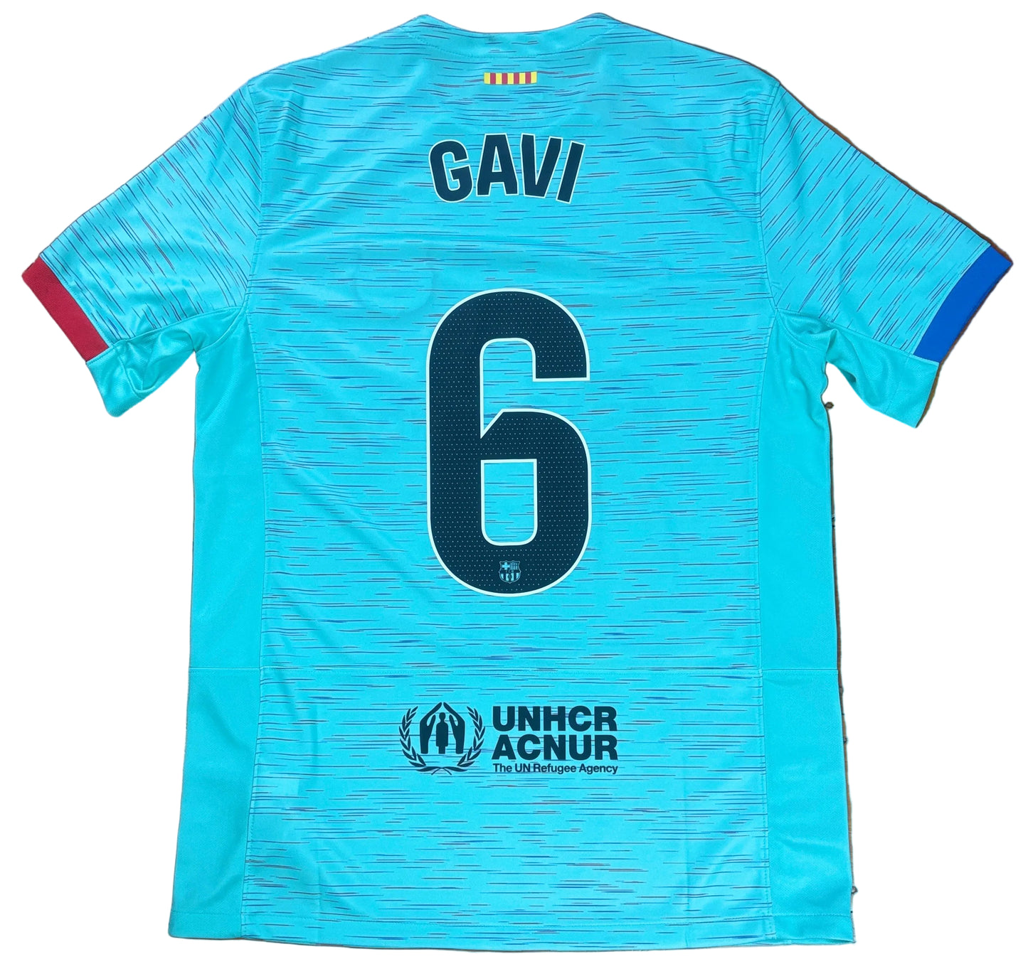 Barcelona 2023/24 Third Nike Football Shirt Large Gavi 8