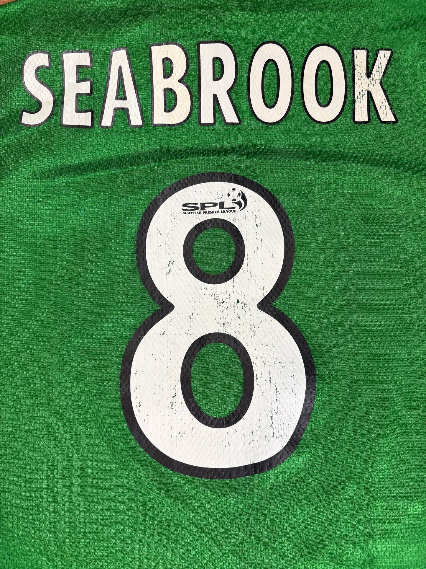 Hibernian 2001/02 Home Le Coq Sport Football Shirt Small Seabrook 8