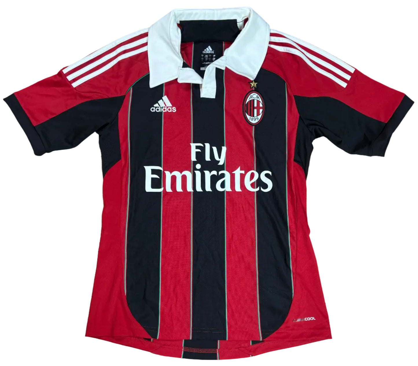 Ac Milan 2012/13 Home Adidas Football Shirt Small