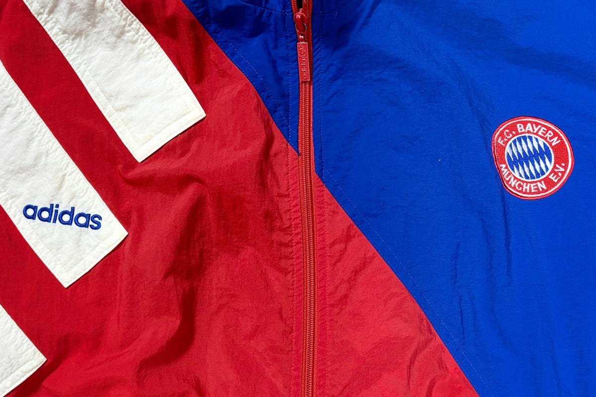 Bayern Munich 1992 Tracksuit Adidas Football Jacket Medium