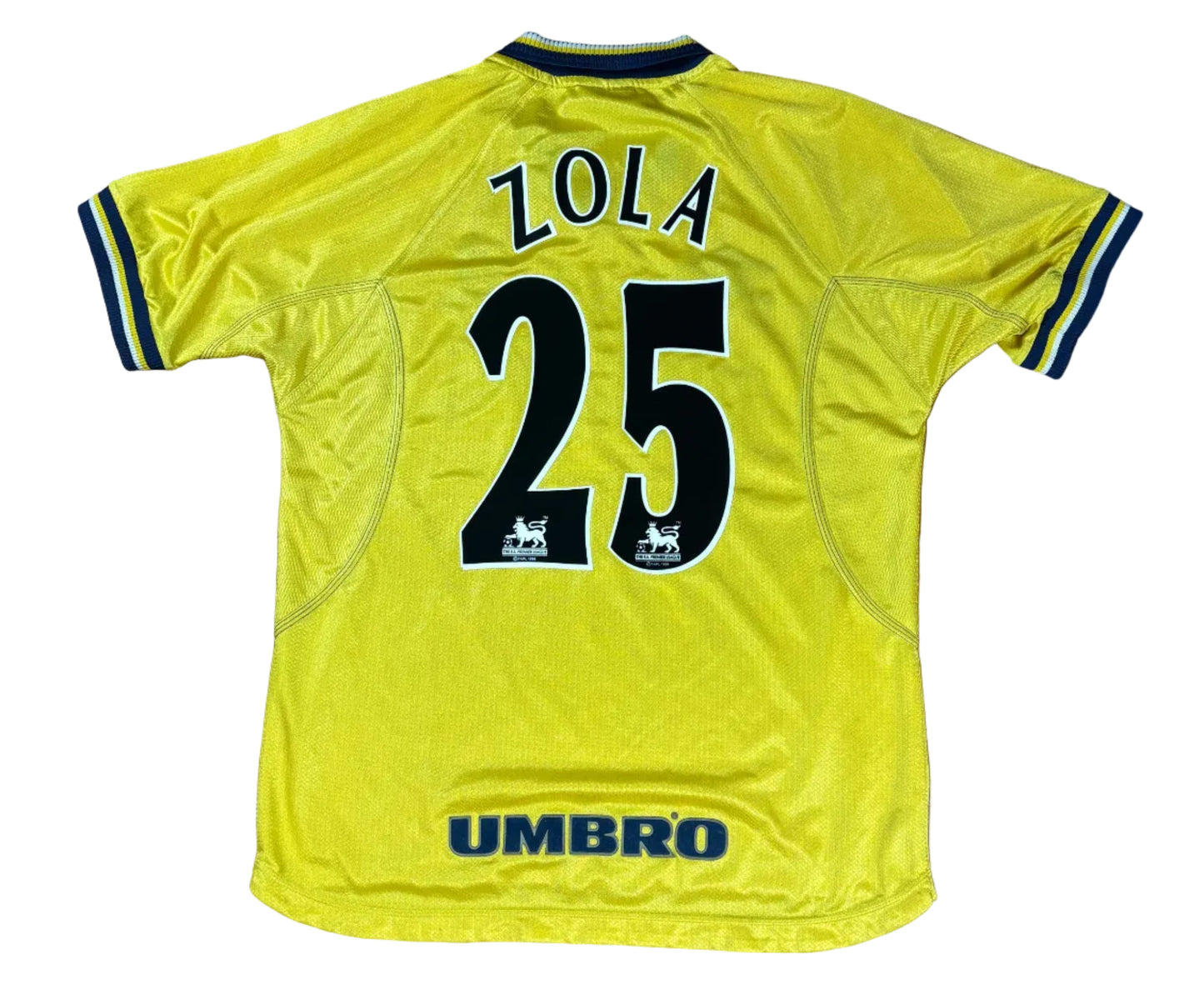 Chelsea 1999/00 Third Umbro Football Shirt Medium Zola 25