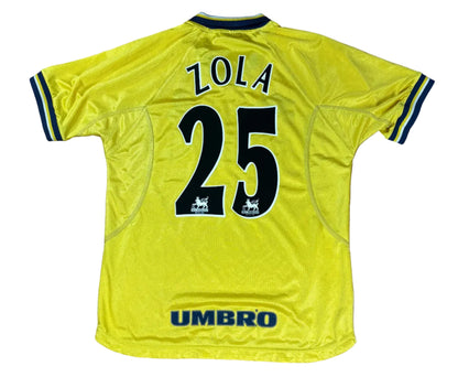 Chelsea 1999/00 Third Umbro Football Shirt Medium Zola 25