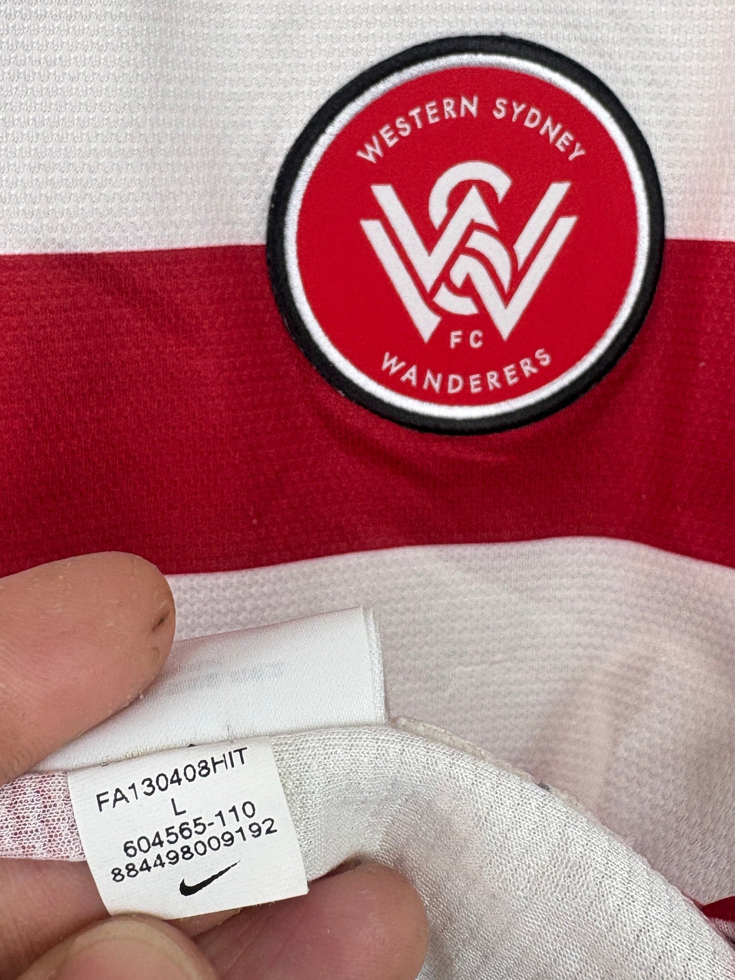 Western Sydney Wanders 2012/14 Away Nike Football Shirt Large