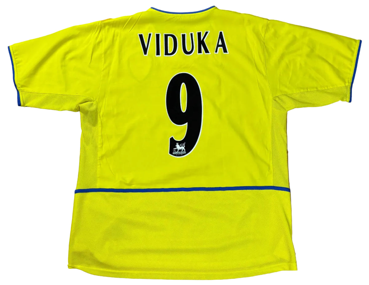 Leeds 2002/03 Away Nike Football Shirt Extra Large Viduka 9