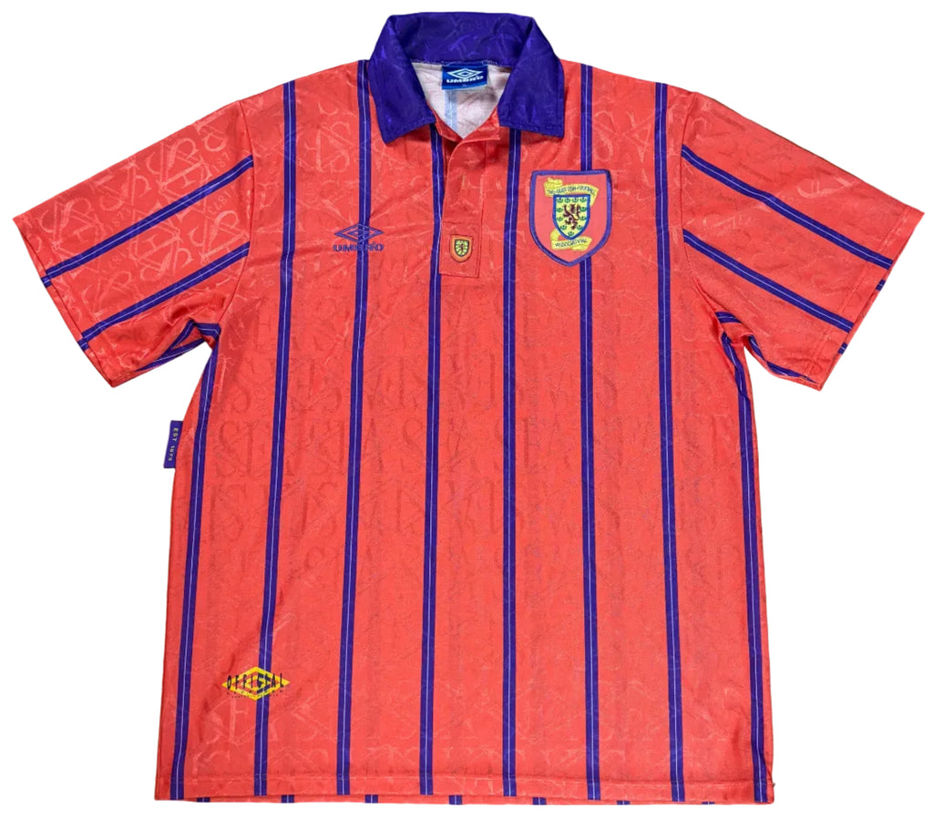 Scotland 1993/95 Away Umbro Football Shirt Extra Large