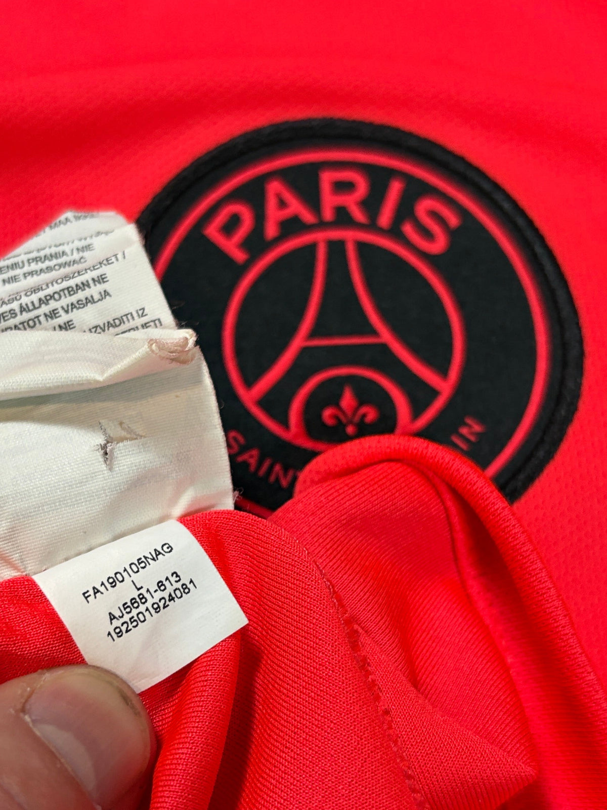 PSG 2019/20 Away Nike Football Shirt Large