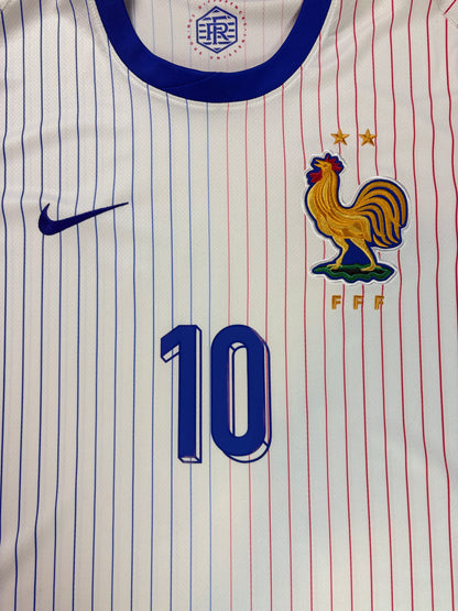 France 2024 Away Nike Football Shirt Extra Large Mbappe 10