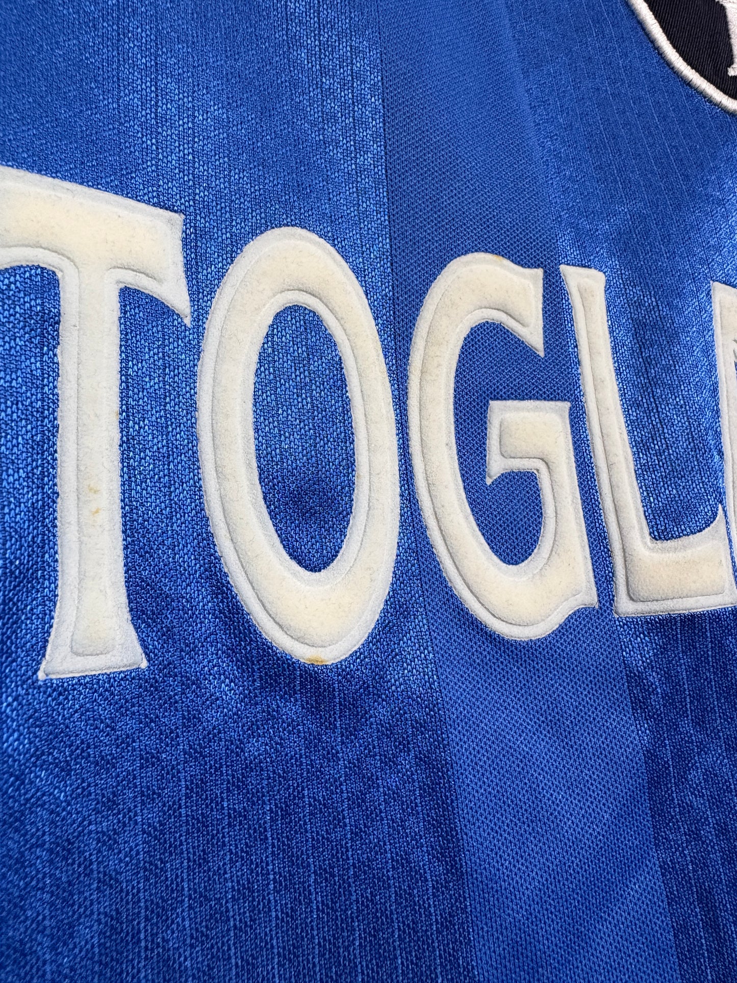 Chelsea 1998/99 Home Umbro Football Shirt L Zola 25