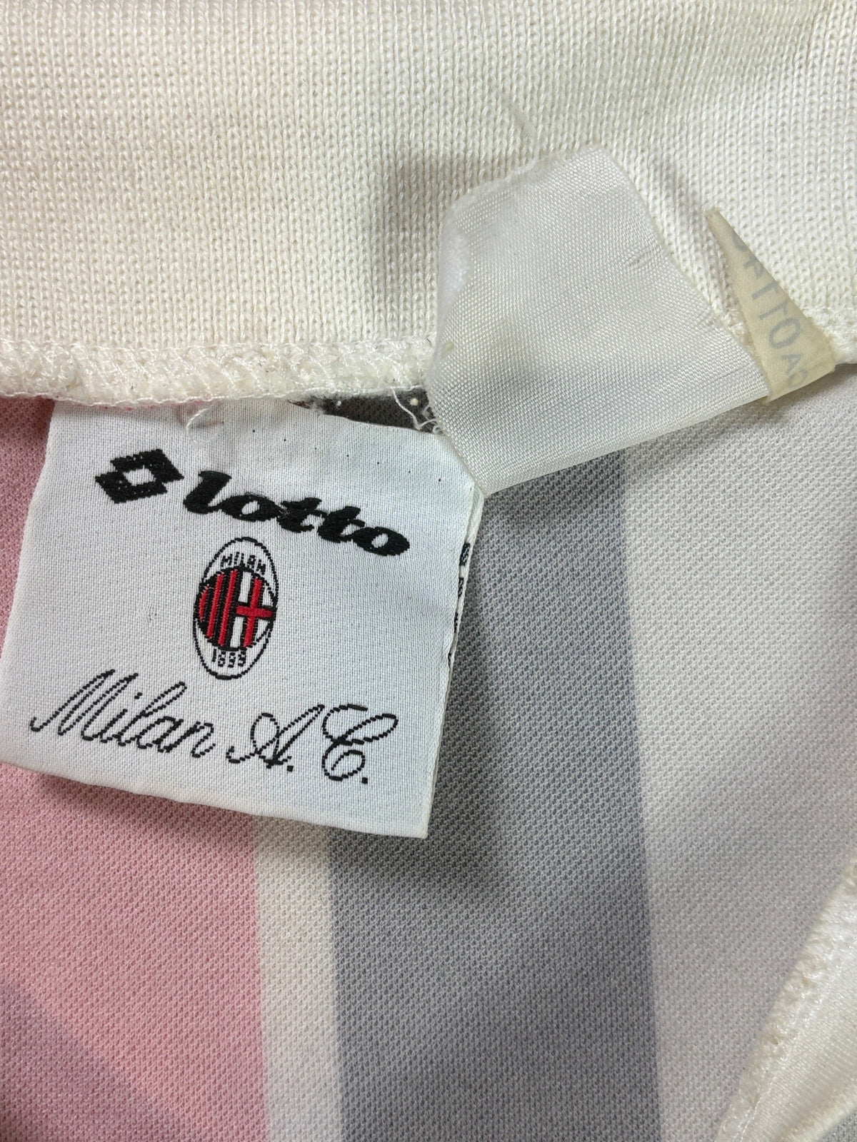 Ac Milan 1995/96 Away Lotto Football Shirt Extra Large