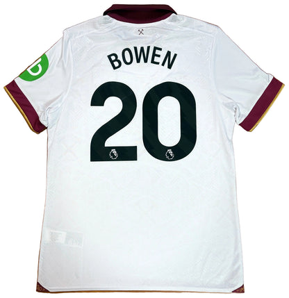 West Ham 2024/25 Away Umbro Football Shirt Large Bowen 20