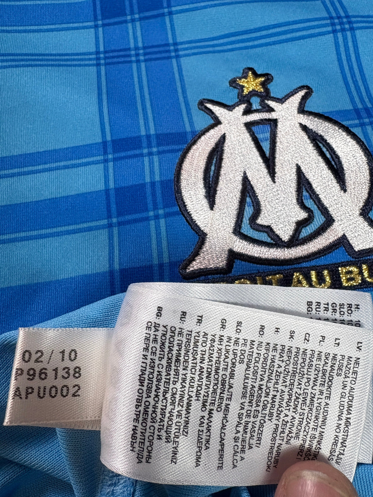 Marseille 2010/11 Home Adidas Football Shirt Extra Large