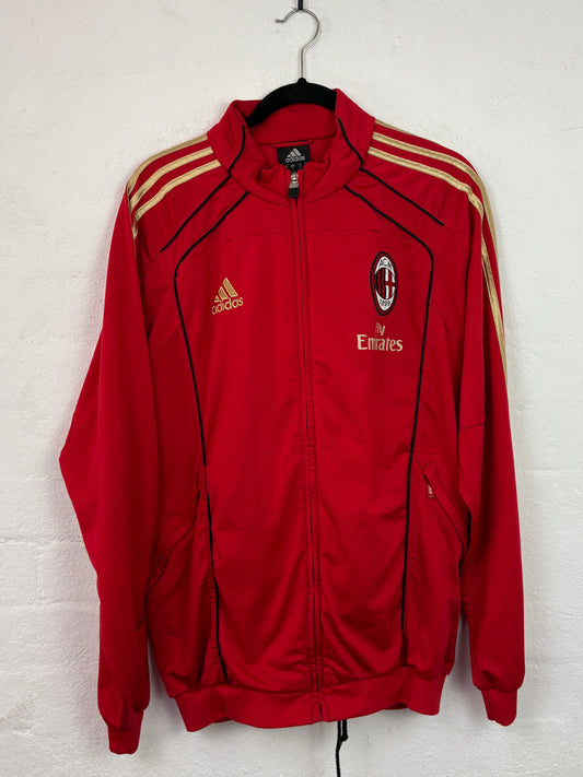 Ac Milan 2010/11 Tracksuit Adidas Football Shirt Medium