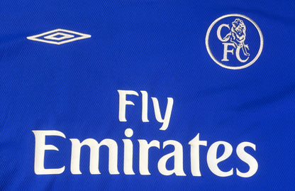 Chelsea 2004/05 Home Umbro Football Shirt Large Crespo 21