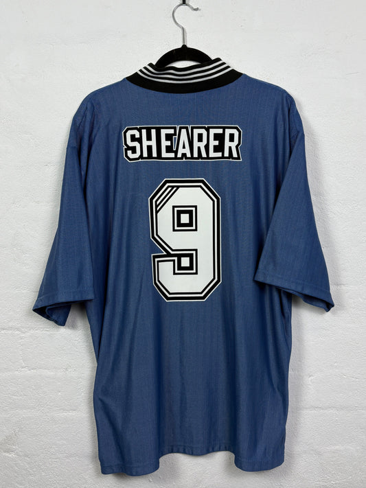 Newcastle United 1996/97 Away Adidas Football Shirt XL Shearer 9