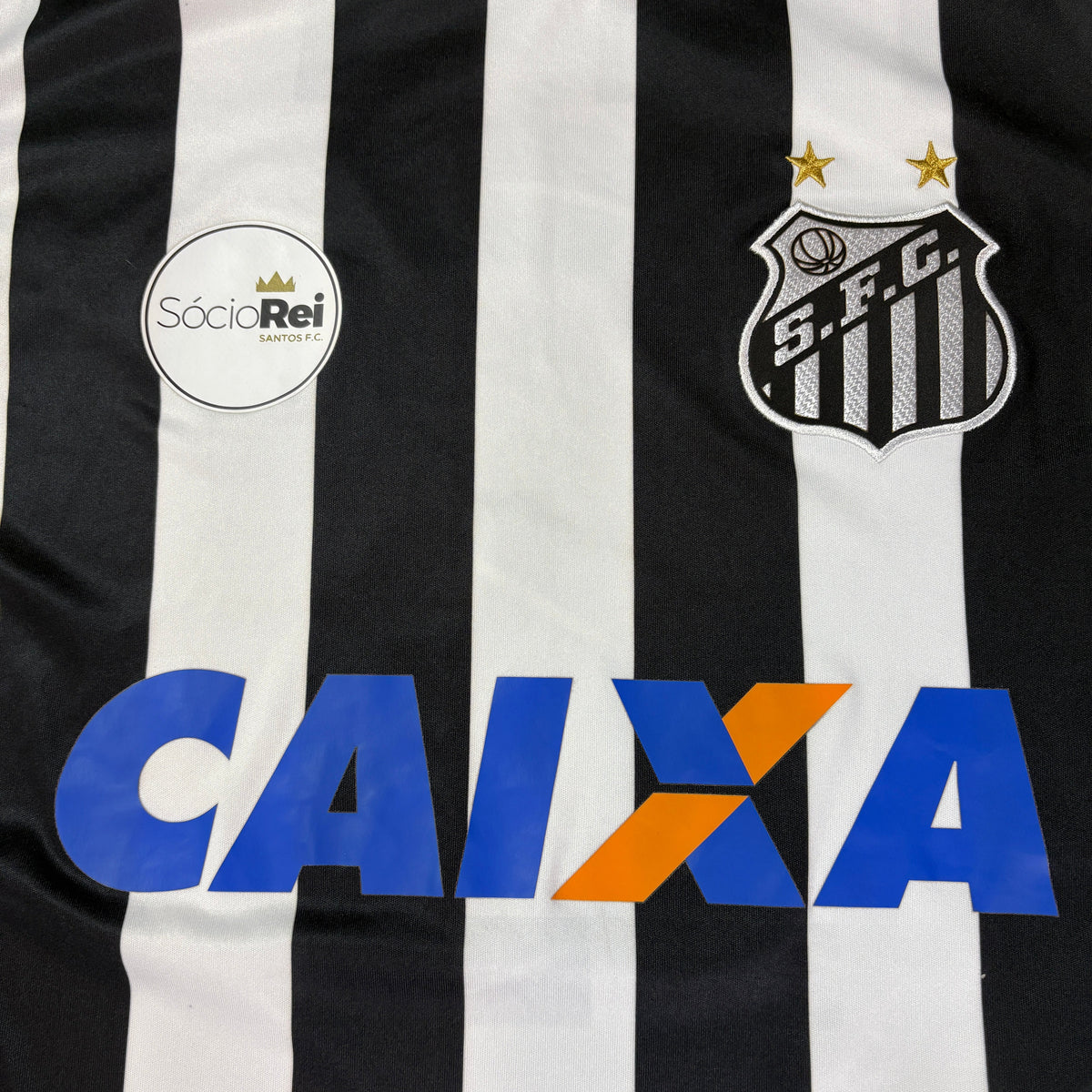 Santos 2017 Away Kappa Football Shirt Medium 2 (Luiz Felipe)