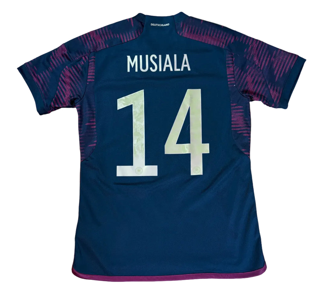 Germany 2022 Away Adidas Football Shirt Medium Musiala 14