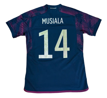 Germany 2022 Away Adidas Football Shirt Medium Musiala 14