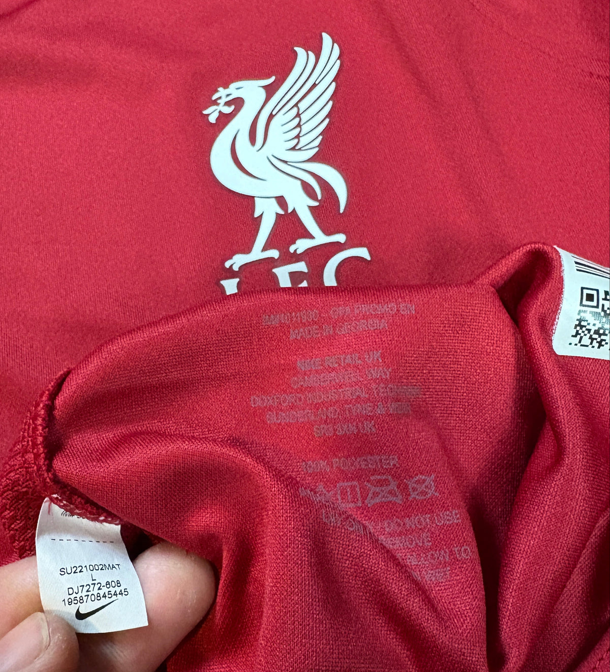 Liverpool 2022/23 Home Nike Football Shirt Large (Player Issue)