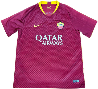 As Roma 2018/19 Home Nike Football Shirt Large De Rossi 16